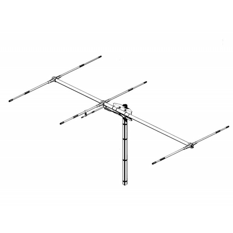 (image for) Sirio SY 50-3 50-54Mhz 6 Meter 3 elements Yagi Antenna - Click Image to Close