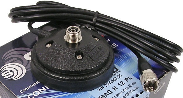 (image for) Sirio PM 100 Magnetic Mount and Cable - Click Image to Close