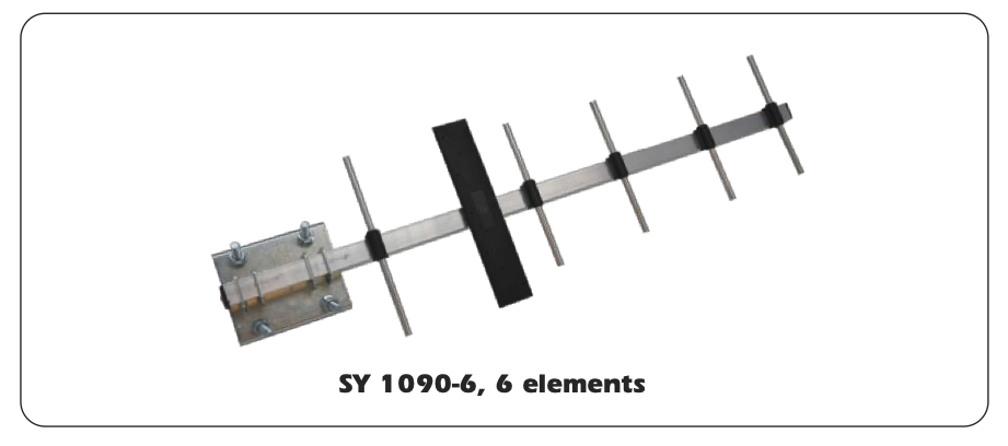 (image for) Sirio SY 1.09-6 1090 Mhz ADS-B 6 Elements Yagi - Click Image to Close